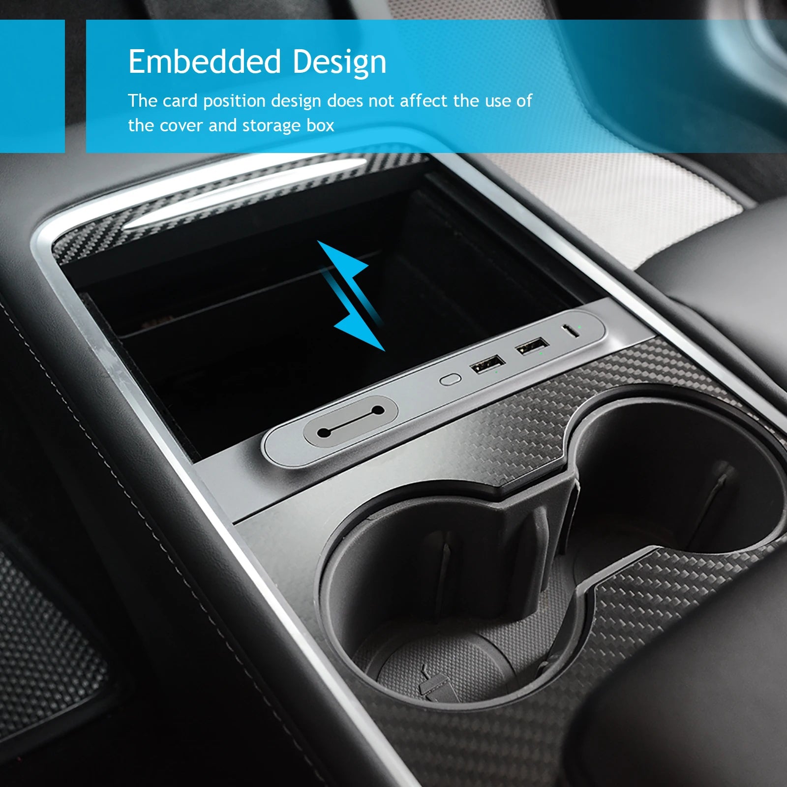 For Tesla Model 3/Y 27W Quick Charger USB Shunt Hub – Evgoxmods