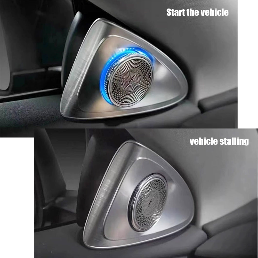 Led Ambient Lights 3D Rotary Tweeter Speaker For Tesla Model 3 Model Y